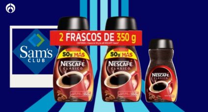 Sam's Club pone baratísimo el combo de 2 frascos de 350 g de Nescafé soluble con regalo