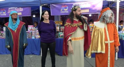 ¡Ya llegaron los Reyes Magos a Álvaro Obregón! Regalan juguetes a niños y niñas