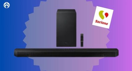 Soriana tiene descuentazo en barra de sonido Samsung de gran potencia y Dolby Atmos inalámbrico