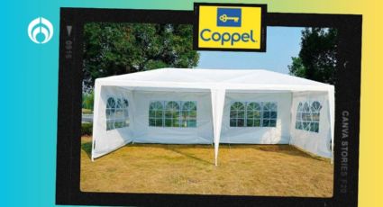 Coppel vende baratísimo este toldo impermeable de 9 metros, ideal para eventos