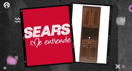 Sears aplica descuentazo a hermoso despensero de madera ideal para tu cocina