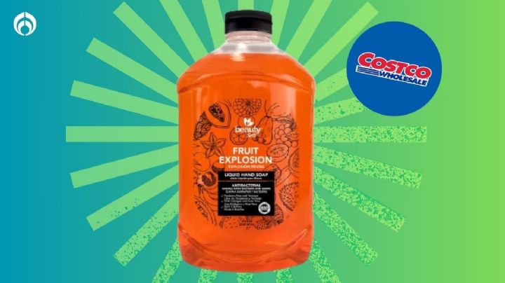 Costco vende baratísimo jabón líquido para manos de 2 litros que es antibacterial y cuida tus manos