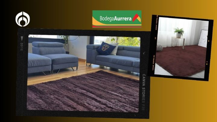 Bodega Aurrera tiene económica esta alfombra de 2 metros, ultra suave, ideal para la sala