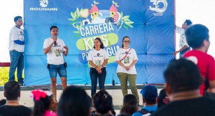 ¡Éxito en la segunda edición de la “Carrera kids por el agua" en Cancún