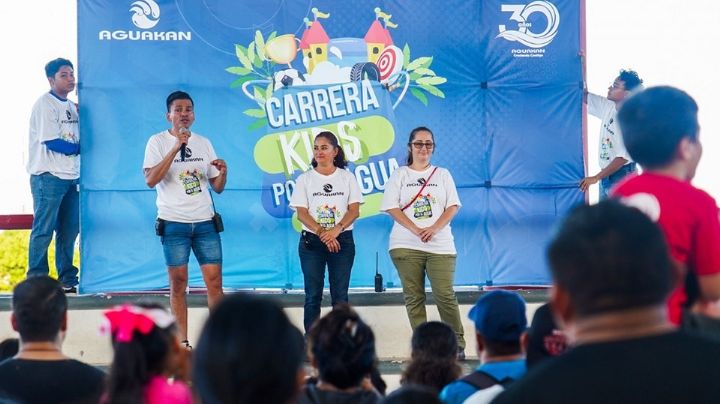 ¡Éxito en la segunda edición de la “Carrera kids por el agua" en Cancún