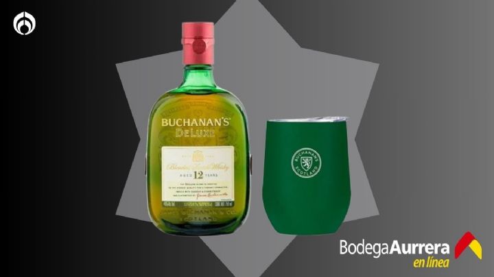 Bodega Aurrera: el whisky Buchanan’s Deluxe 12 años a precio regalado con vaso especial de acero inoxidable