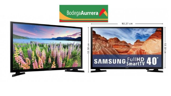 Bodega Aurrera descuenta 2 mil pesos a esta pantalla Samsung de 40 pulgadas