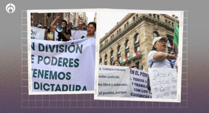 Estudiantes, Poder Judicial y Frente Cívico protestan en CDMX contra reforma judicial y Guardia Nacional