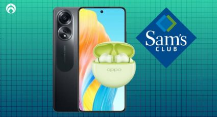 Sam’s Club remata Oppo A58; lleva audífonos de regalo, muy buena cámara y es resistente al agua