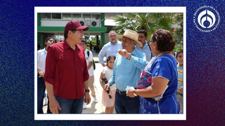 Huracán John: Mario Delgado recorre escuelas de Acapulco; encabeza brigadas de limpieza