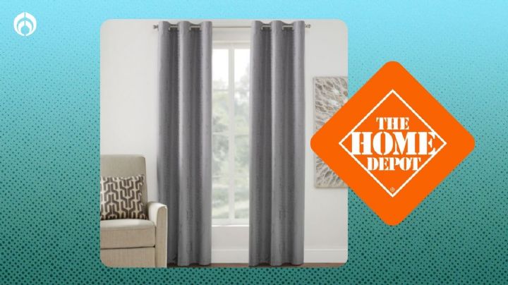 Las cortinas black-out que conservan el calor y dan privacidad, Home Depot las tiene en rebaja