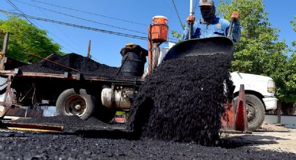 Con el programa Viernes en Tu Colonia se repararon baches en calles de la colonia Nueva España