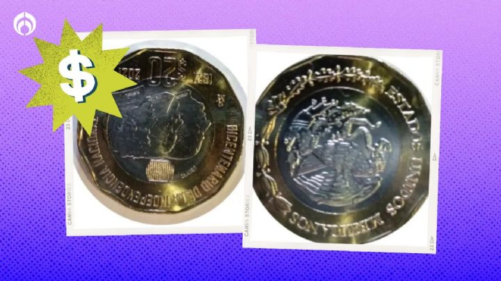 Características de la moneda de 20 pesos de la Independencia de México valuada en 2 millones de pesos