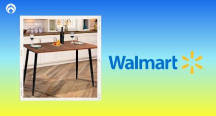 Walmart vende esta mesa extensible en menos de mil 600 pesos, es perfecta para espacios pequeños