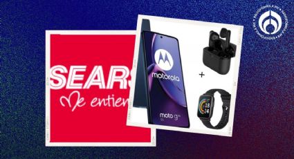 Sears remata kit de celular Motorola 5G con audífonos inalámbricos y un smartwatch