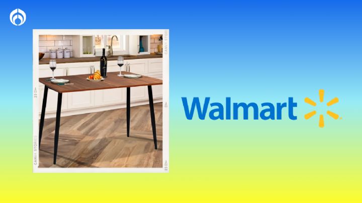 Walmart vende esta mesa extensible en menos de mil 600 pesos, es perfecta para espacios pequeños