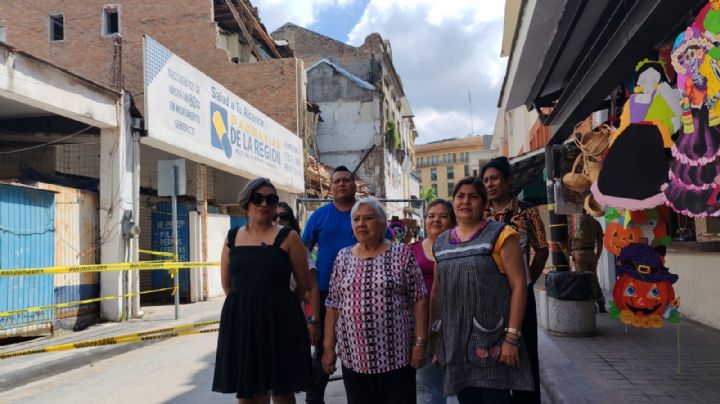 Locatarios del Mercado de Tampico piden la reapertura de accesos de la calle Pedro J. Méndez