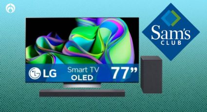 Sam’s Club remata súper combo de pantalla LG de 77 pulgadas con barra de sonido potente y envolvente