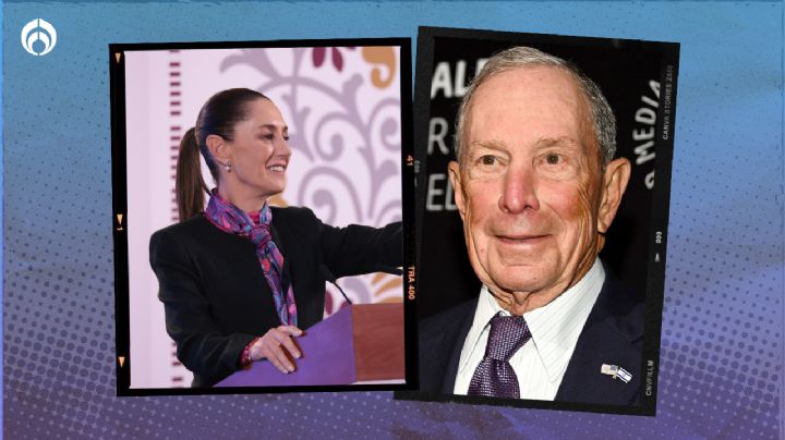 (FOTOS) Sheinbaum destaca la visita de Michael Bloomberg a Palacio Nacional