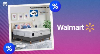 Walmart tiene a precio de outlet 4 colchones Sealy tamaño Queen Size; ¡tienen muy buenas reseñas!