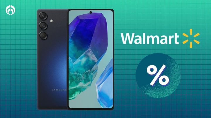 Samsung Galaxy M55: El gama media de buena cámara y gran memoria que Walmart rebaja