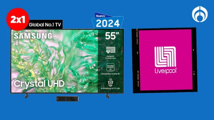 Liverpool tiene al 2x1 la nueva pantalla Samsung de 55 pulgadas con el mejor 4K y envío gratis