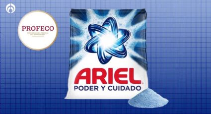 Bodega Aurrera tiene 'regalado el detergente Ariel, el mejor calificado por Profeco