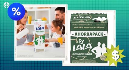 Bodega Aurrera remata la caja de leche LALA que es rica y de fácil digestión