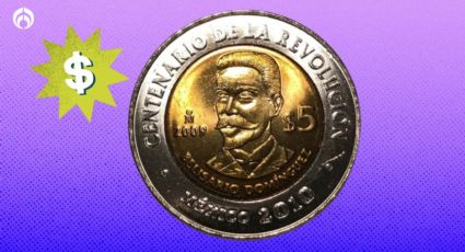 La moneda conmemorativa de 5 pesos de Belisario Domínguez valuada en casi medio millón de pesos