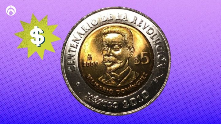 La moneda conmemorativa de 5 pesos de Belisario Domínguez valuada en casi medio millón de pesos