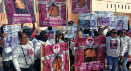 Encabeza Cecy Flores manifestación por joven desaparecido en Pesqueira, Hermosillo