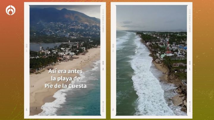 Así era Pie de la Cuesta, la playa turística de Acapulco que desapareció el huracán John (VIDEO)