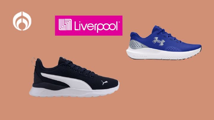 Aprovecha los descuentos de Liverpool en estos modelos de tenis para correr