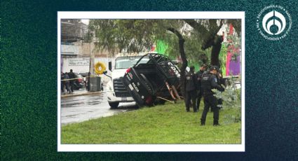 Tráiler embiste a patrulla en Zaragoza y muere un policía (VIDEO)