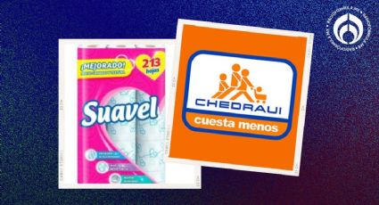 Chedraui: el papel de baño Suavel de 30 rollos por $109; resisten en lo mojado y están acolchonados