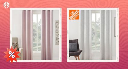 Aprovecha las 4 cortinas black-out de rebaja en Home Depot; aíslan y conservan la temperatura