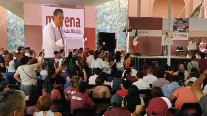 (VIDEO) Abuchean a Ulises Bravo en Asamblea Informativa de Morena en Morelos