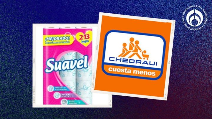 Chedraui: el papel de baño Suavel de 30 rollos por $109; resisten en lo mojado y están acolchonados