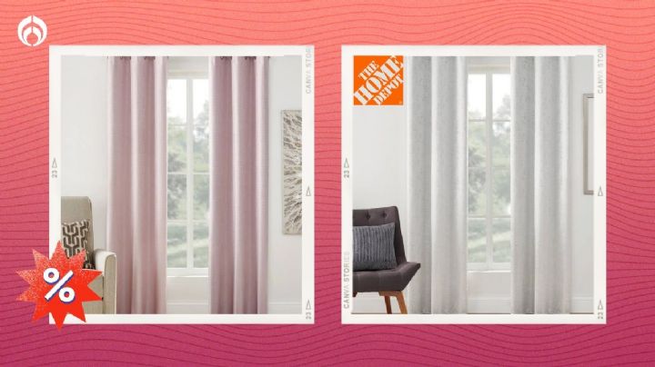 Aprovecha las 4 cortinas black-out de rebaja en Home Depot; aíslan y conservan la temperatura