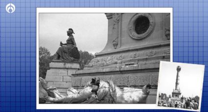 FOTOS y VIDEO de la verdadera caída del Ángel de la Independencia a causa del sismo de 1957