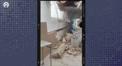 (VIDEO) Colapsa parte del techo en el Hospital General de Zona 89 del IMSS en Guadalajara