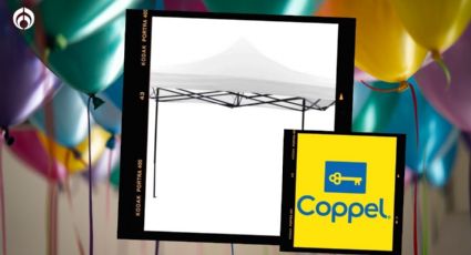 Coppel vende “regalada” y por menos de 1,000 pesos esta carpa plegable de 3x3 que se arma en un minuto