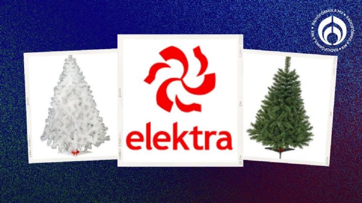 Elektra: los árboles de Navidad de lujo de 1.90 m por menos de $700; hay nevados, verdes y blancos