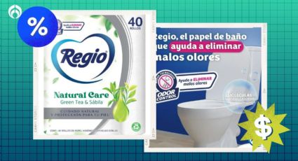 Sam's Club tiene baratísimo el paquete de 40 rollos del papel de baño Regio que elimina malos olores