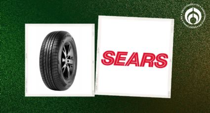 Gánale a la Venta Nocturna de Sears: estas llantas están en remate a menos de 2,000 pesos