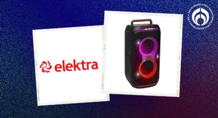 Elektra: bocina JBL con sonido profesional, bluetooth y luces con rebajota por venta de aniversario