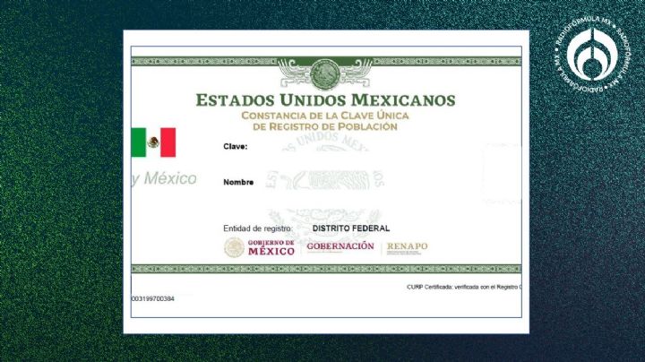 CURP actualizado: ¿cómo es el documento y cómo descargarlo gratis en PDF?