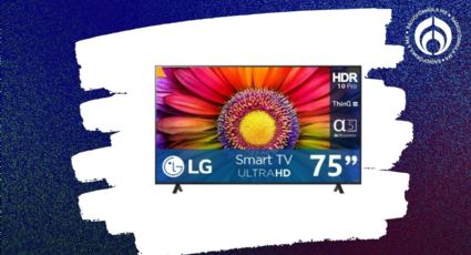 Sam's Club remata pantalla LG de 75 pulgadas con descuento de 10 mil pesotes