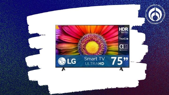 Sam's Club remata pantalla LG de 75 pulgadas con descuento de 10 mil pesotes