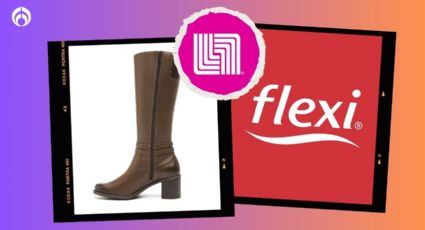 Liverpool “regala” estas botas altas Flexi de color café, que son preciosas y te cubrirán del frío